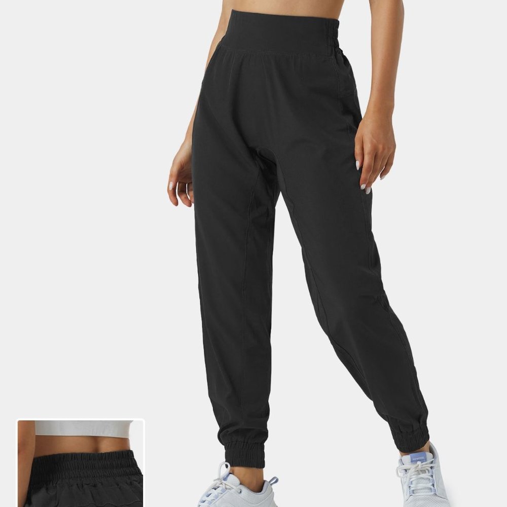 Halara High Waisted Elastic Waistband Casual Joggers - Size M - Picture 1 of 2